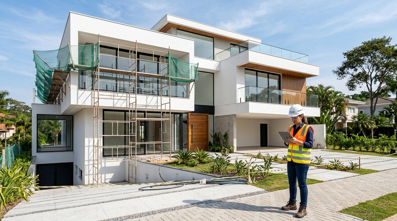 Residencial Alphaville em Fase de Acabamento